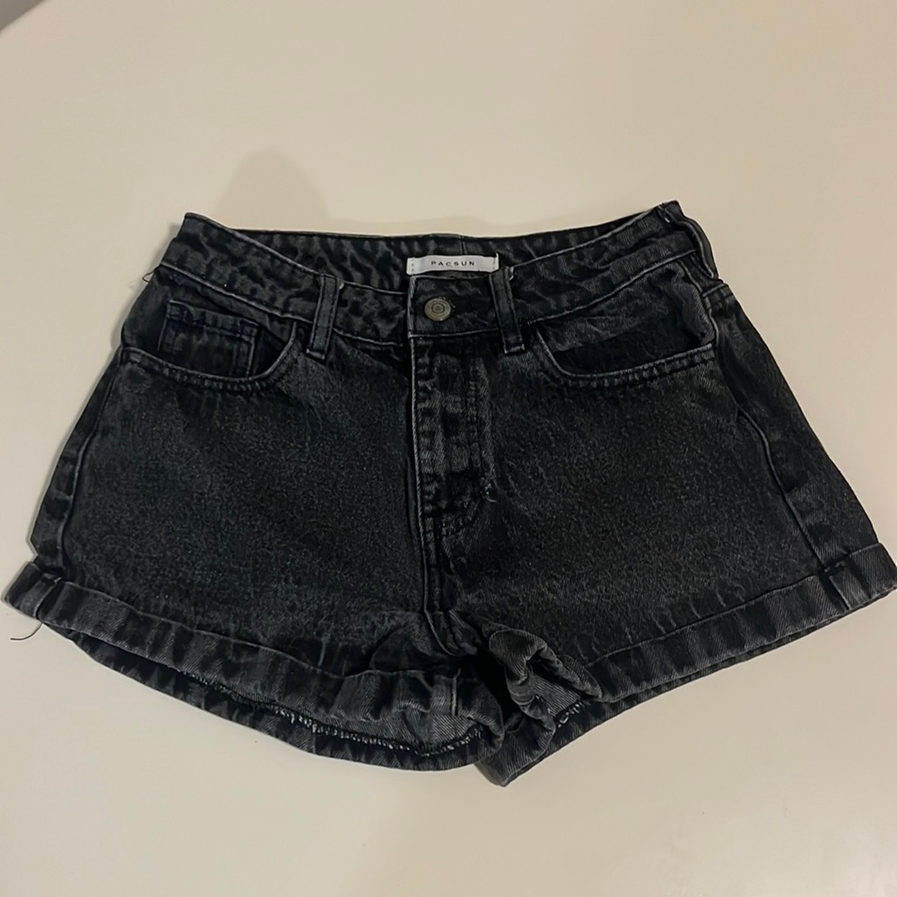 Pacsun Black Denim Shorts